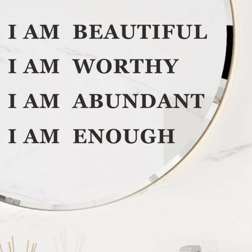 affirmation wall stickers graphic